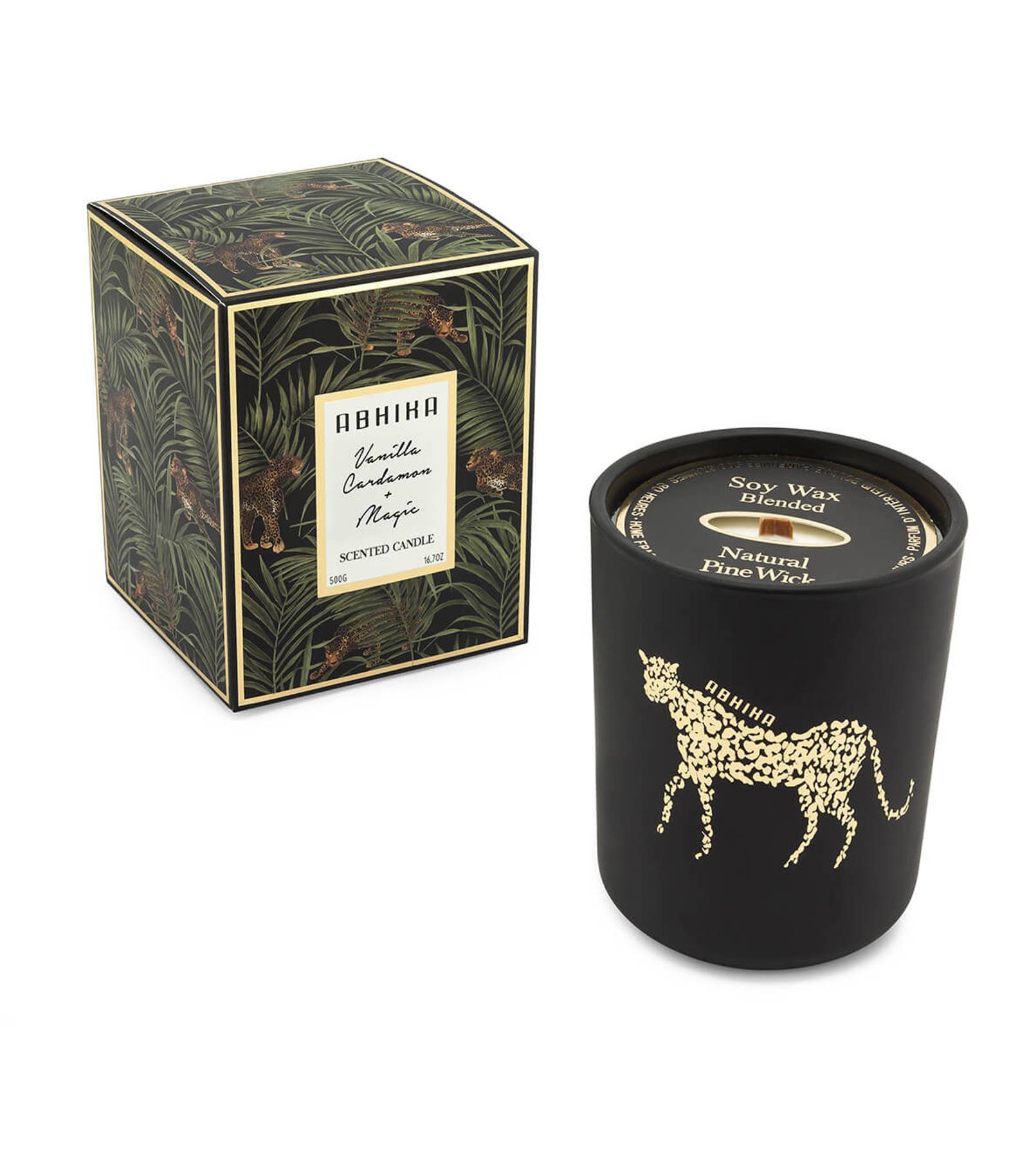 BLACK MAT CANDLE ABHIKA