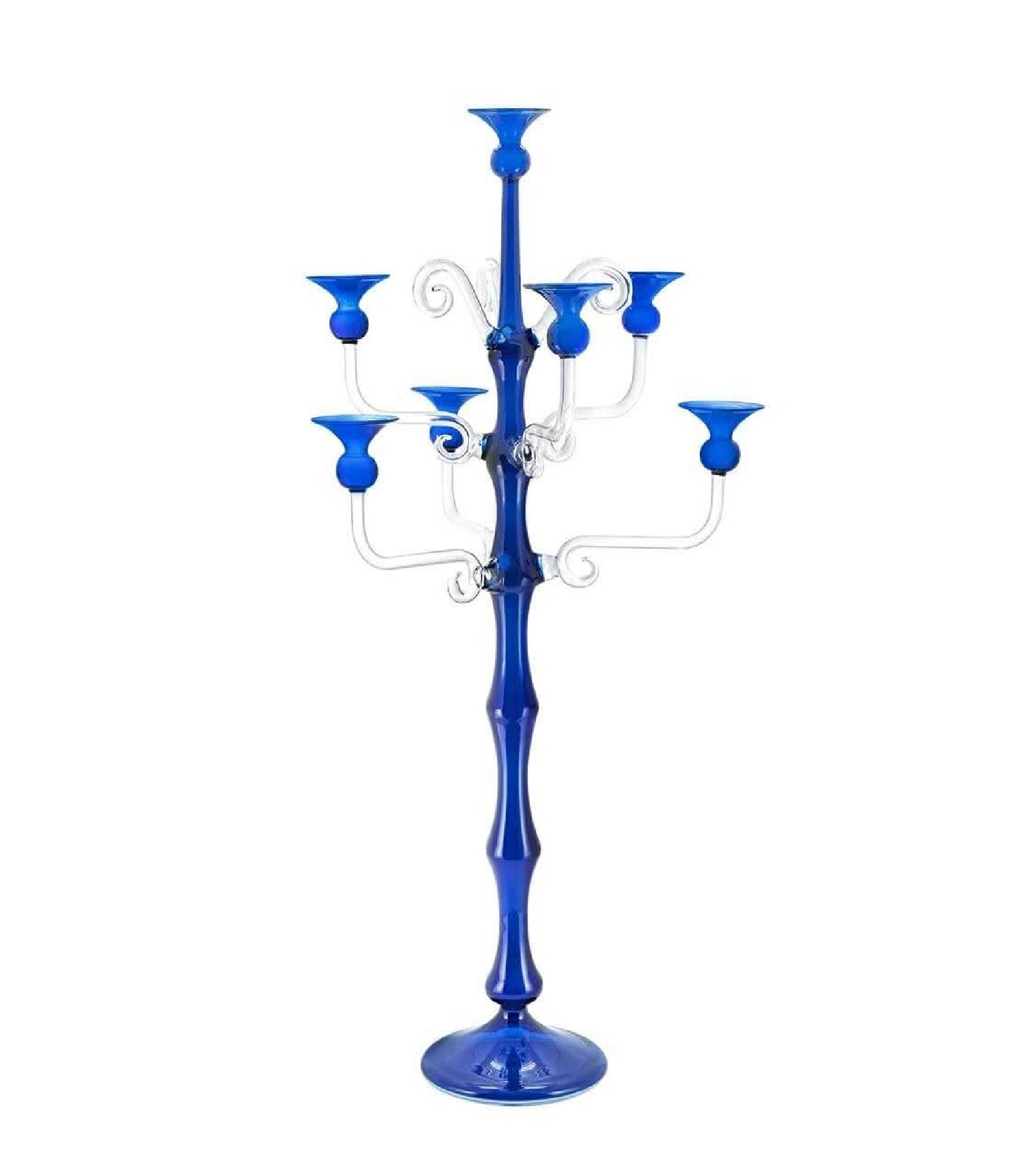 CANDLE HOLDER. CLO LOOK BLUE