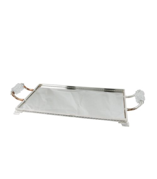 CHISELED BORDER TRAY WITH HANDLE RO