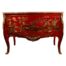 Brass/Wood console