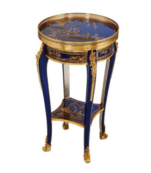 Living room hand painting side table