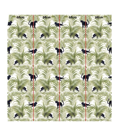WALL PAPER KENZIA 4PC H2,80X0,68