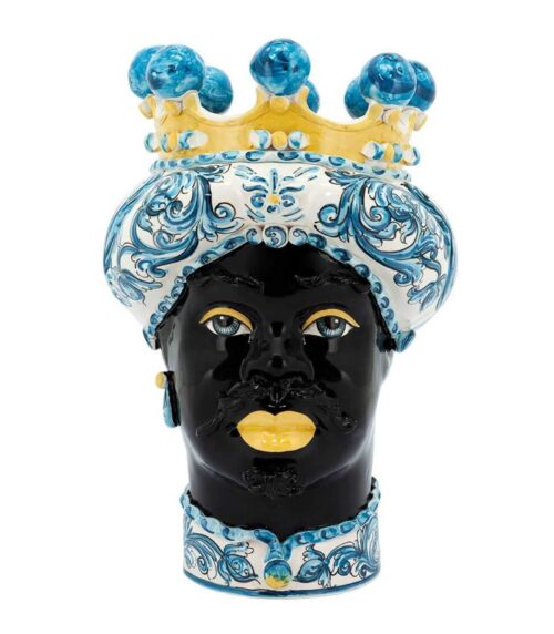 VASE MORO MAN CROWN