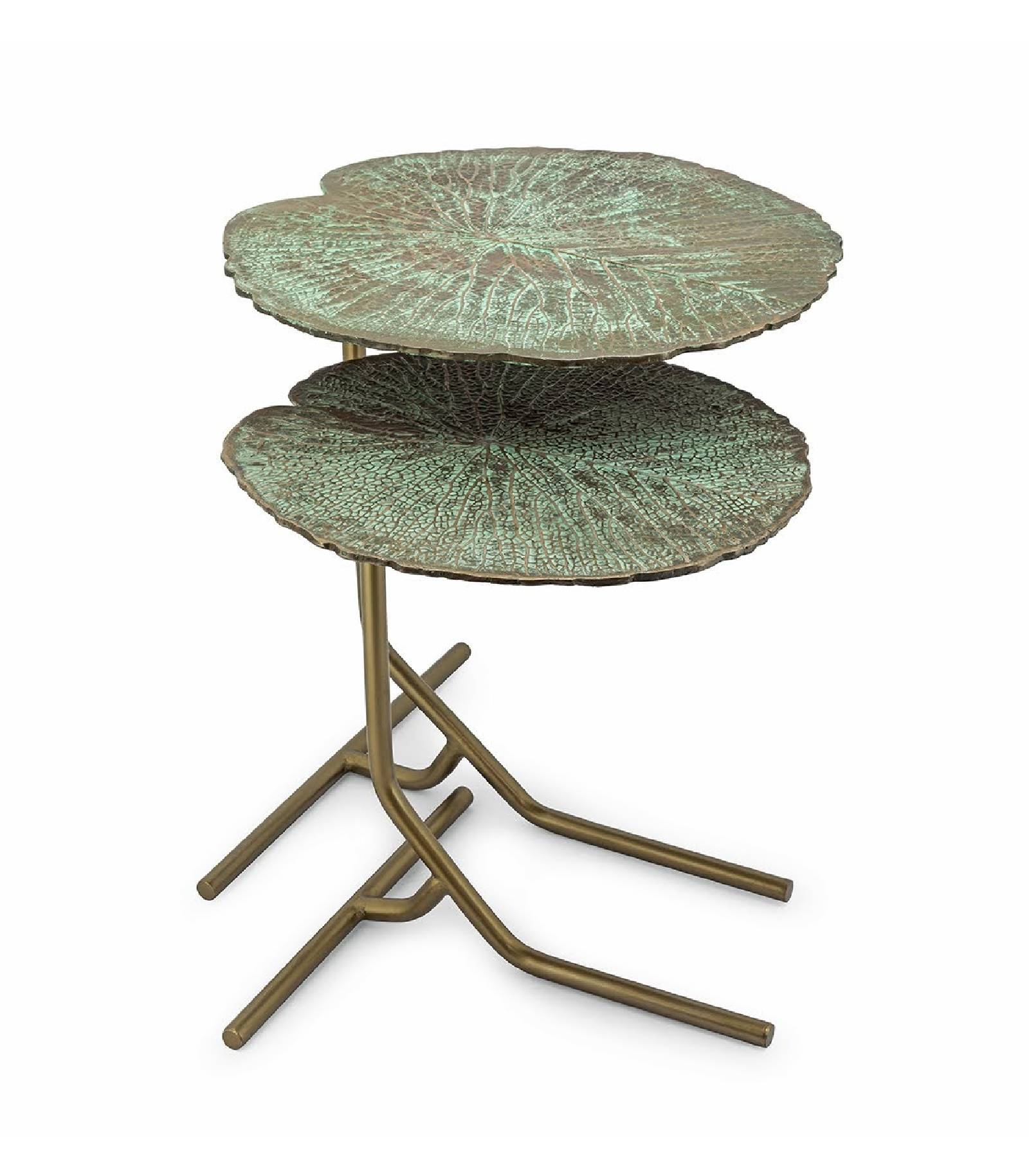 side table dark gold